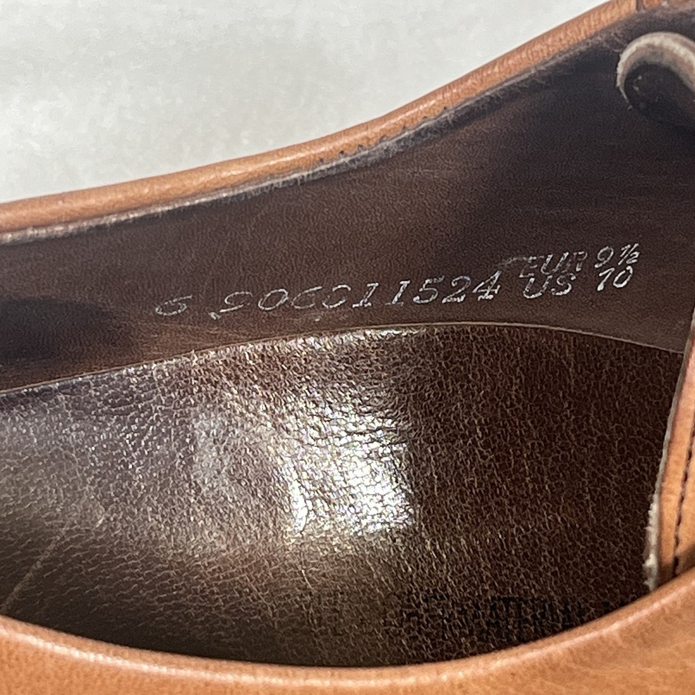 Mephisto Marlon Air Brown Goodyear Welt Pebbled Leather Oxford Shoes Men's Sz 10 - Picture 7 of 8